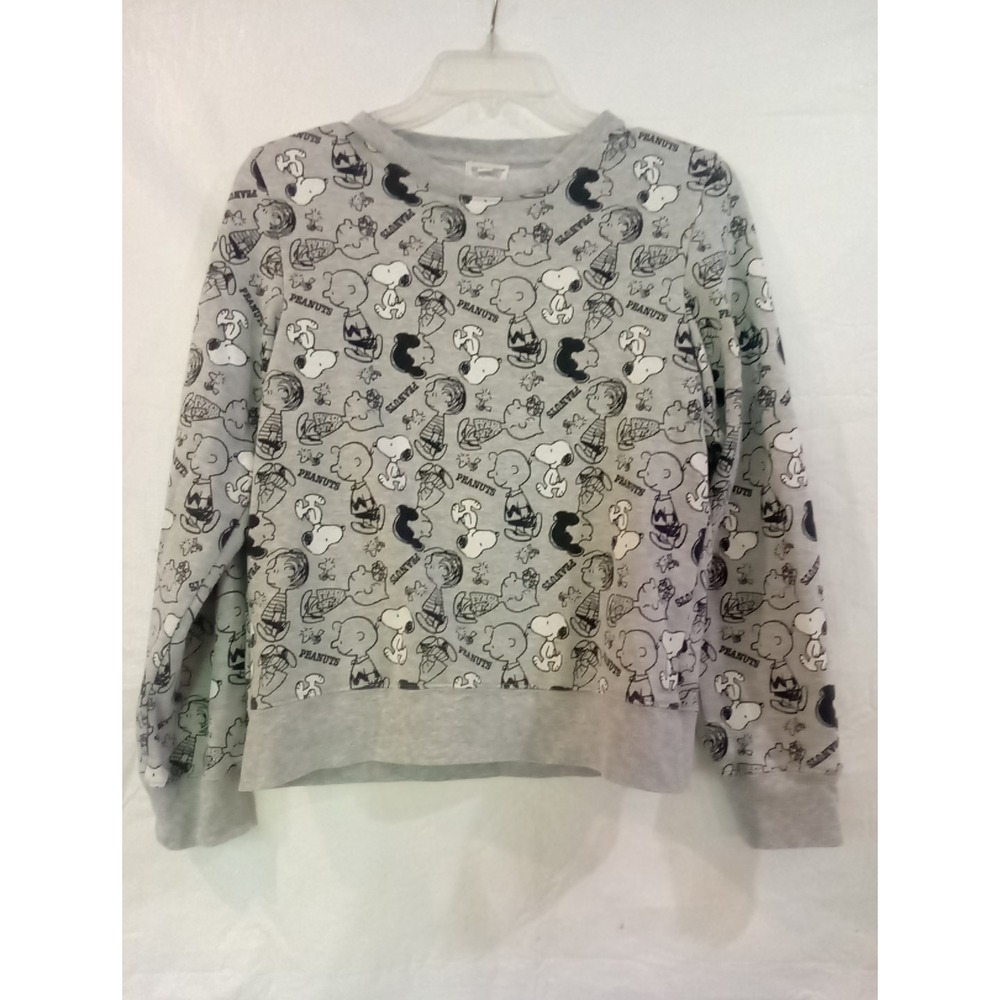 Vintage Snoopy Peanuts Sweatshirt Youth Medium Cotton Blend